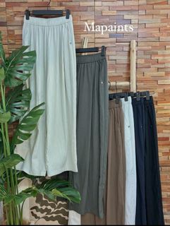 Ma Paints 香港設計風褸料深藍長褲64226446528643110