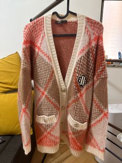 Maje 格紋針織外套64226037362561110