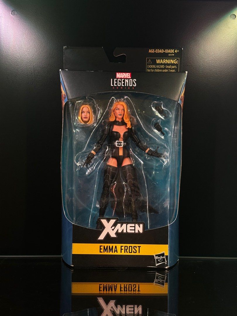 BIB Marvel Legends X-Men Emma Frost (Black) (Category: Figurines & Statues) located in Muntinlupa City. Submitted by iglaudico (Listing ID 1399435019, Image 3). Description: Rare Emma Frost action figure in her iconic black outfit. Great condition, complete with box and accessories. Steal price! Check my profile for other items you may be interested in! Can do set prices. Item Location: Alabang RFS: need funds.
