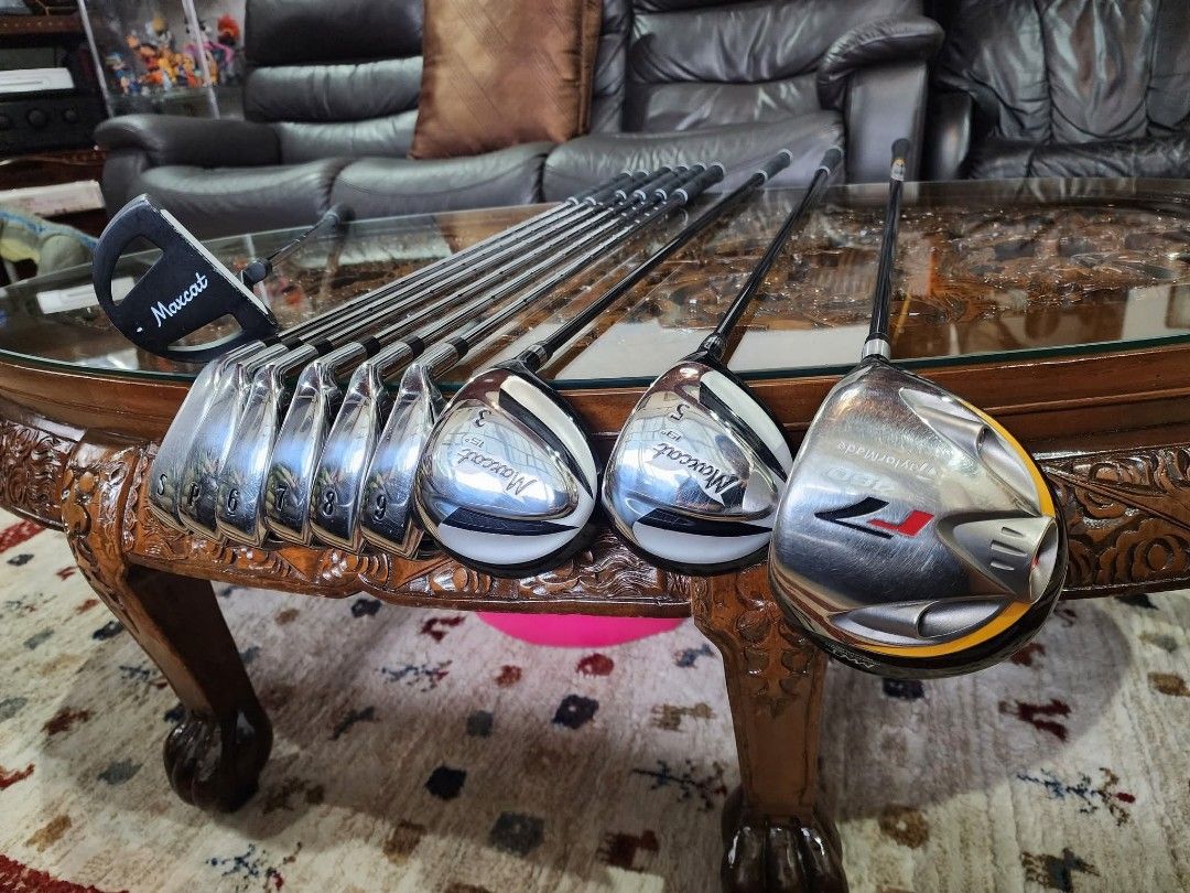 Maxcat Golf Set (Category: Golf) located in Paranaque City. Submitted by chips24 (Listing ID 1399397764, Image 1). Description: For Sale Golf Set Almost new Maxcat R flex graphite shaft clubs. Taylor Made R7 driver. Stand Bag included for only 11.8k pick up Bf Paranaque free shipping within MM.