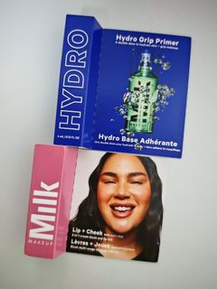 Milk MAKEUP Hydro Grip Primer 4ml travel size📌$60/ MILK makeup 💋 lip + cheek 3g  (Colors: ✅️ Werk - dusty rose). 📌$80➡️Note Price each pcs below64227741232130110