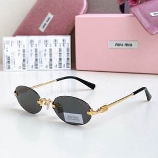 Miu Miu 橢圓形太陽眼鏡64227223587331110