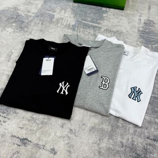 MLB MONOGRAM 老花系列紐約洋基隊 SS25 百搭經典純色簡約寬鬆休閒時尚透氣後背大logo短袖圓領T恤 Cotton Short Sleeve Tee shirt 恤衫 64226035501314110