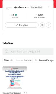 (Kategori: ) berada di . Dikirim oleh niaaaa___ (ID iklan 1399336344, Gambar 1). Deskripsi: .