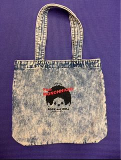 Monchhichi 牛仔布袋64227393214337110
