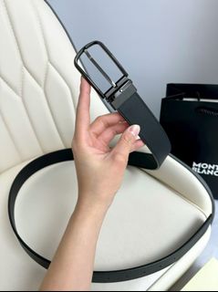 💎誠信賣家💎Montblanc 萬寶龍男士腰帶寬3.5cm64230339355651110