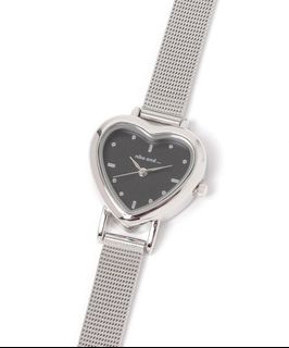 Lam Tin store đ„ Japan order - niko and... Heart Mesh Watch heart-shaped dial mesh watch long stay in Japan64222193991426110