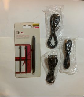 Nintendo GBASP & NDS & 3DS 觸控筆套裝及充電線64231514365186110