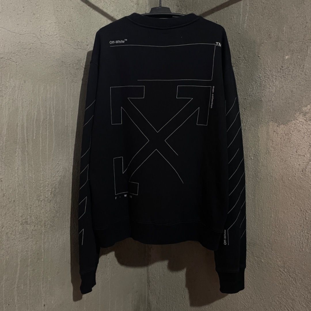 Off-White Unfinished Diagram Crewneck (Category: Luxury Apparel) located in Bacolod City. Submitted by cast.archives (Listing ID 1399287745, Image 2). Description: Off-White Unfinished Diagram Crewneck Authentic Tagged size: XXL Width: 27” Length: 29.5” Condition: Excellent Flaw: Normal sign of used.