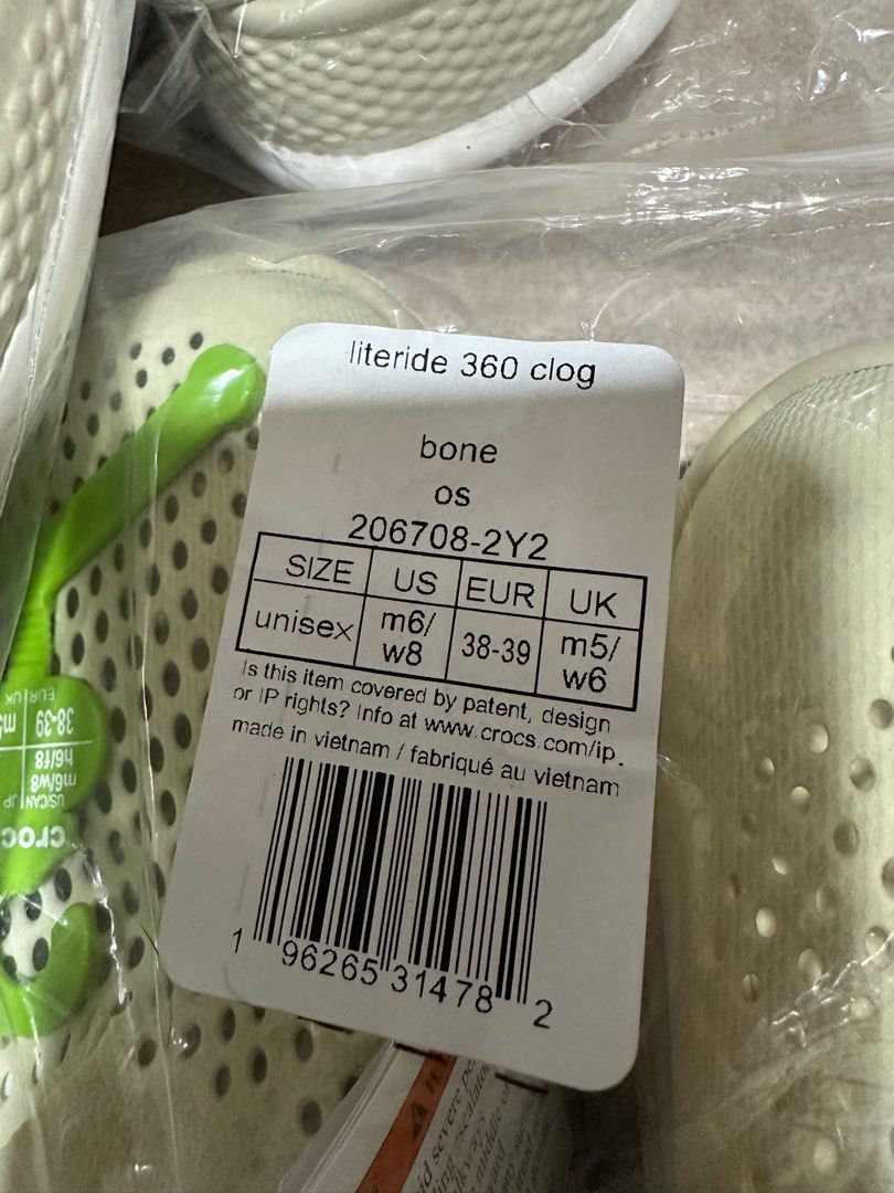 Orig Crocs LiteRide 360 Clog UNISEX (Category: Slippers and slides) located in Quezon City. Submitted by mustlovebagsbymarianne (Listing ID 1399342680, Image 3). Description: 💯Orig and Brand New CROCS LiteRide 360 Clog (Bone) UNISEX Sizes: M6/W8 - 5 pairs M8/W10 - 6 pairs M9/W11 - 3 pairs ▫️BUY NOW, PAY LATER with your BDO Credit Card ▫️INSTALLMENT up 36 months ▫️Major Credit Cards Accepted ▫️GGIVES ▫️LAYAWAY up to 2 months ✅ Self Pickup 📍Loc: 