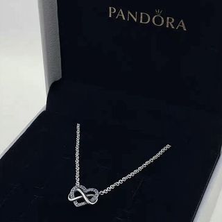 Pandora 無限璀璨愛意短頸鏈 925銀64227220133762110