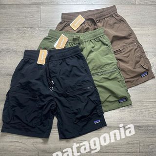 Patagonia 短褲 / 客供布料市 正面拉鍊大口袋 街頭風潮潮流款 防風防水短褲三防面料 Shorts Pants64222195809027110