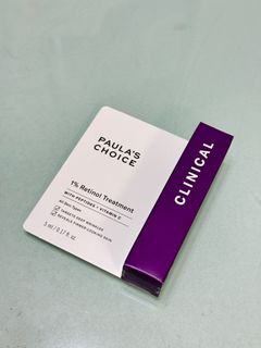 Paula's choice 試用裝旅行裝Travel size 5ml 1%A醇逆齡精華乳 1% RETINOL TREATMENT64230165408002110