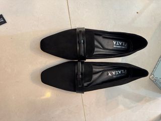 Plata 黑色平底鞋 37碼64233214887043110