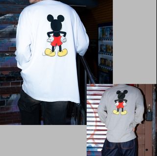 🇯🇵【PRE-ORDER】IMPROVES Mickey Mouse back cotton long-sleeved T-shirt from Japan Direct shipping from Japan Mickey Mouse back cotton long-sleeve T-shirt64225599939713110