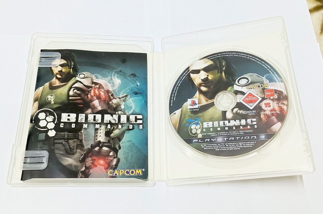 PS3 : Bionic Commando (Category: PlayStation) located in Kuala Lumpur. Submitted by yoshistuffs (Listing ID 1399439224, Image 3). Description: PS3 : Bionic Commando For Sale 🕹 This is ORIGINAL game Including : Bionic Commando x1 💽 Condition : 9.5/10. Complete With Game + Manual + Cover (See Pictures) 💿 Disc Quantity : 1 Disc 🌏 Region : R2 🔡 Language : English 💪 Suitable for Casual Gamer/Collector ✅ Not Suitable for fussy buyer ✅ Sell as it 
