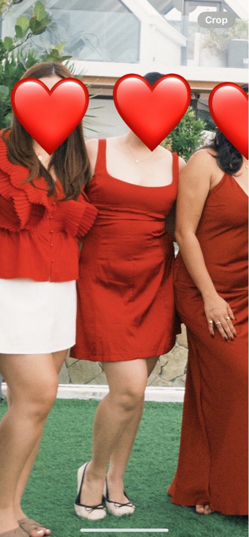 Red Mini Dress (Category: Dresses) located in Tacloban City. Submitted by armann9 (Listing ID 1399380731, Image 3). Description: Used once lang red mini dress, doesn’t really fit me on bust area. but super nice ang cute in actual.