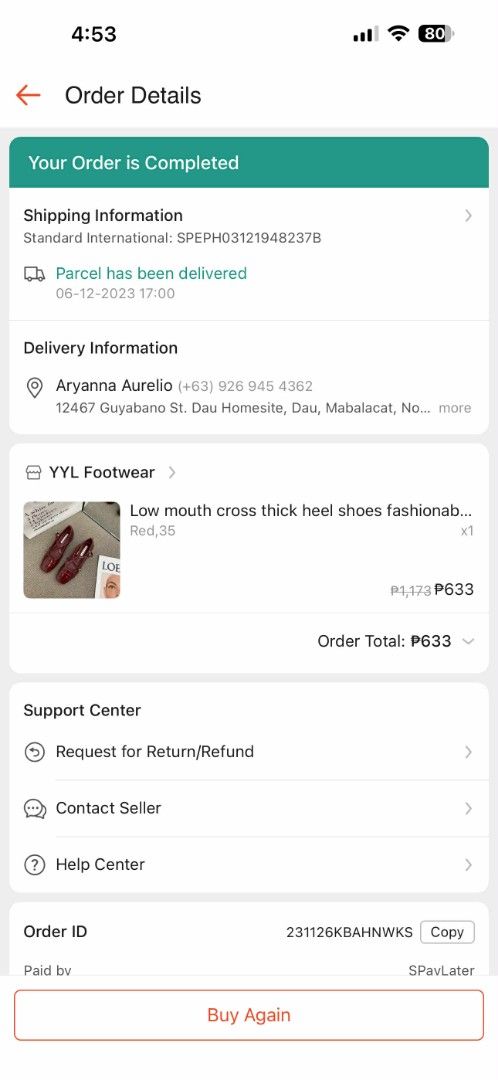 Red Patent Leather Mary Janes (Category: Heels) located in Mabalacat. Submitted by knh.aurelio (Listing ID 1399361868, Image 3). Description: - ❗₱50 SF FOR LUZON AREA❗ - Size 35 - bought for 600+ in orange app - straps are not movable (has garter, not hook&buckle) - minimal to no scuffing/scratches RFS: decluttering.