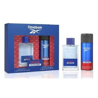 Reebok Men's Move Your Spirit 2pc Gift Set [Niche Fragrance] [Most Comprehensive Online] [Pre-Order from Overseas]64232219300609110