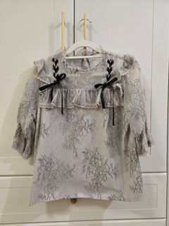 Rojita粉色蕾絲花紋上衣64224001403394110