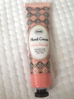 sabon hand cream citrus blossom 淡雅橙花草本柔滑保濕潤手霜 30ml64223851851137110
