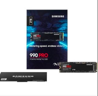 (In Stock) New Gray Market Samsung 990 PRO NVMe M.2 SSD, 2 TB, PCIe 4.064221338345602110