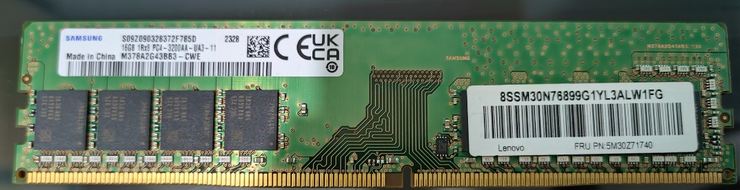 Samsung DDR4-3200 16GB 記憶體64228050973441110