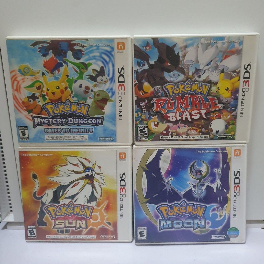 Selling 5 Nintendo Pokemon 3DS Videogames (Category: Nintendo) located in Quezon City. Submitted by itemsforadoption (Listing ID 1399393775, Image 2). Description: Rfs: Its 2025! Happy New Year! Hoping you have a good year ahead of you! If you have questions feel free to send a message. Though I'll most likely be able to reply from 10am to 8pm. Please be patient and understanding. Decluttering games and items that I've picked up or for friends an