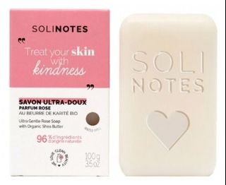Solinotes Rose Ultra-Mild Solid Soap 100g 玫瑰極溫和固體香皂 100克 Made in France 法國製造64228237696003110