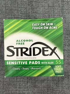 STRIDEX SALICYLIC ACID 0.5% SENSITIVE PADS WITH ALOE，全新64227742365699110