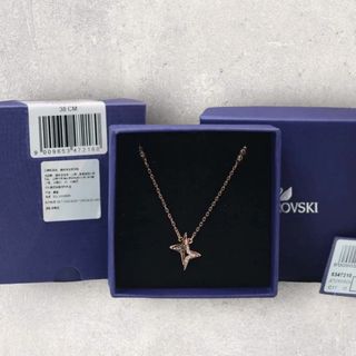 Swarovski 幾何星星項鏈 玫瑰金64231700168450110