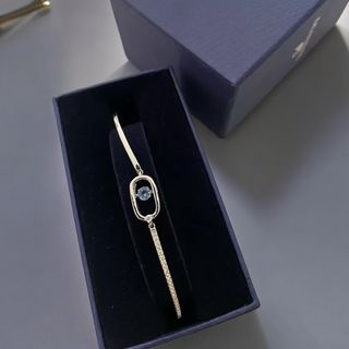 Swarovski oval sparkling dance 手鐲 銀藍64225406258561110