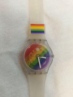 Swatch, rainbow 🌈 40mm ,Swiss made, working64225233480961110