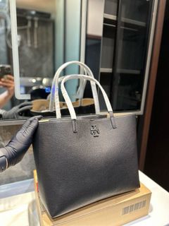 🌟Quality Assurance🌟 Tb Tory Burch Pebbled Calfskin Tote Bag64222193498497110