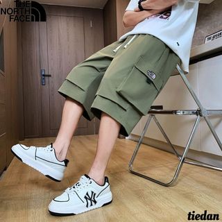 The North Face 夏季新款男士鬆緊腰抽繩立體大口袋薄款天絲闊腿褲 Shorts Pants64227014852354110