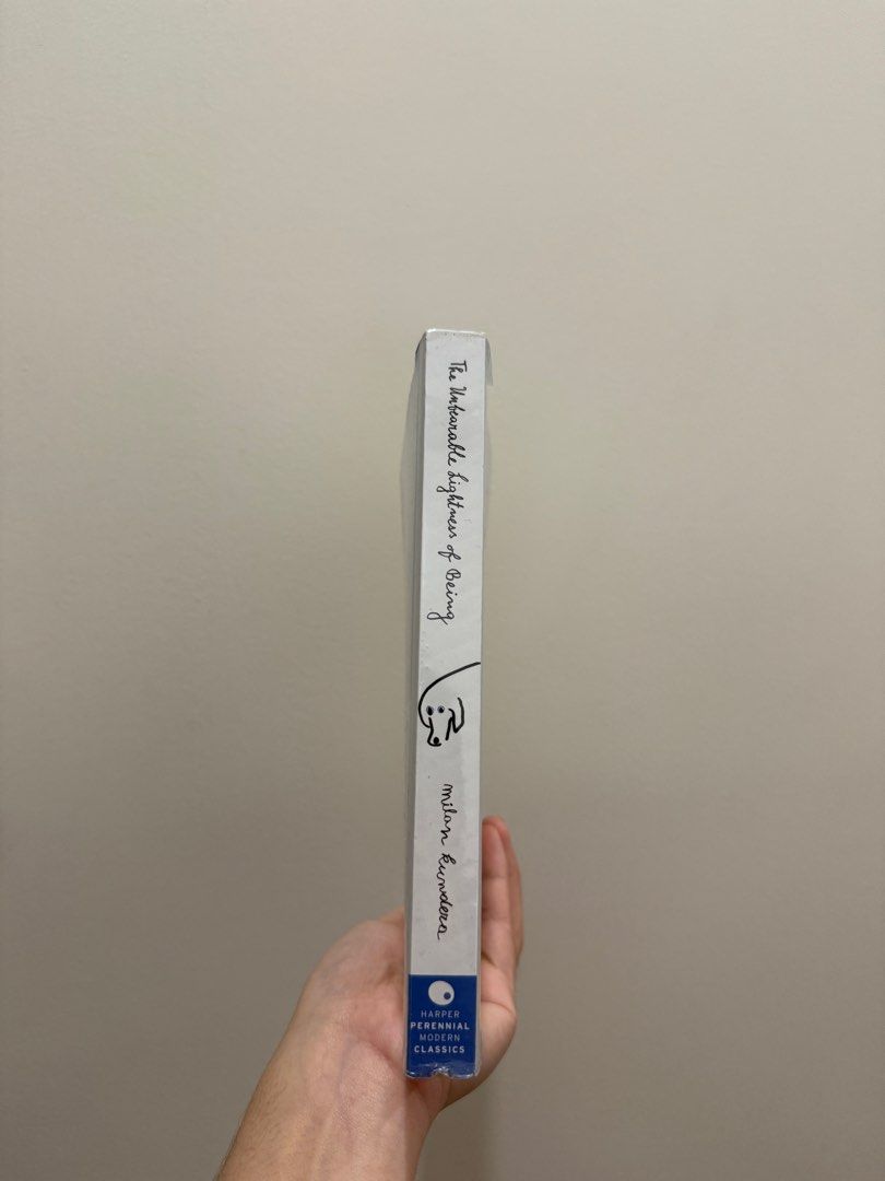 The Unbearable Lightness of Being (Category: Storybooks) located in Cavite. Submitted by moja_joe (Listing ID 1399385145, Image 2). Description: - bought from Fully Booked, plastic wrapped after buying - tiny flaws in exterior but no ruined pages, everything is clear and readable.