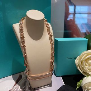 💎誠信賣家💎Tiffany 環形光金頸鍊64222830536066110