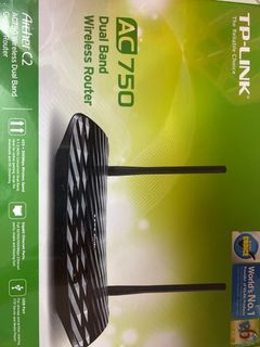 TP-Link Archer C2 AC750 Dual-Band Wireless Router64227568790657110