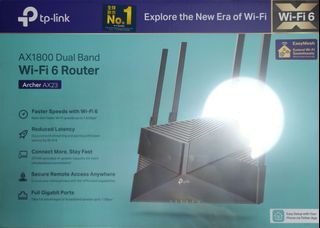 TP-Link AX1800 Dual Band Wi-Fi 6 Router64229818139393110