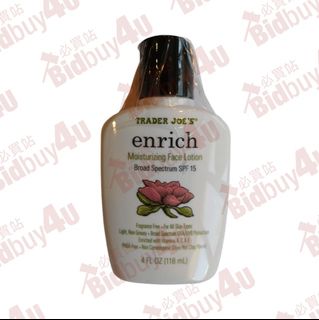 Trader Joe’s Enrich Moisturizing Face Lotion Moisturizing and Hydrating Facial Lotion 4fl oz / 118ml 【00992282】64226815727233110