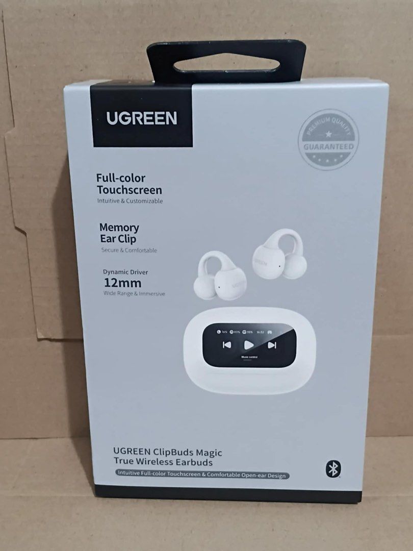 UGREEN ClipBuds Magic True Wireless Earbuds Hi-Res Bluetooth Headset Touch Screen (Category: Headphones & Headsets) located in Manila. Submitted by mxrx_ (Listing ID 1399303365, Image 1). Description: .