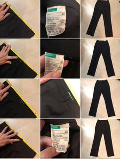 United colors of Benetton 黑色西褲64224001577985110