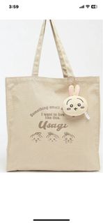 Usagi 兔兔帆布袋 A4 tote bag64225815986435110