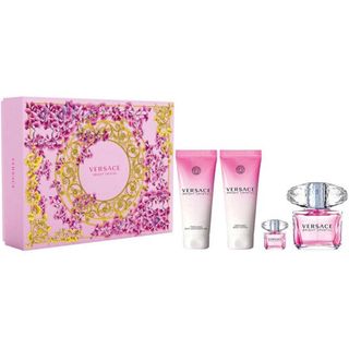 Versace Ladies Bright Crystal Gift Set [Niche Fragrance] [Most Comprehensive Online] [Pre-Order from Abroad]64224280288002110