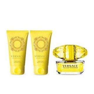 Versace Ladies Yellow Diamond Gift Set Bath & Body [Niche Fragrance] [Most Comprehensive Online] [Pre-Order from Overseas]64224280274817110