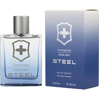 Victorinox Men's Swiss Army Steel EDT Spray 3.4 oz [Niche Fragrance] [Most Complete Online] [Pre-Order from Overseas]64221774967682110