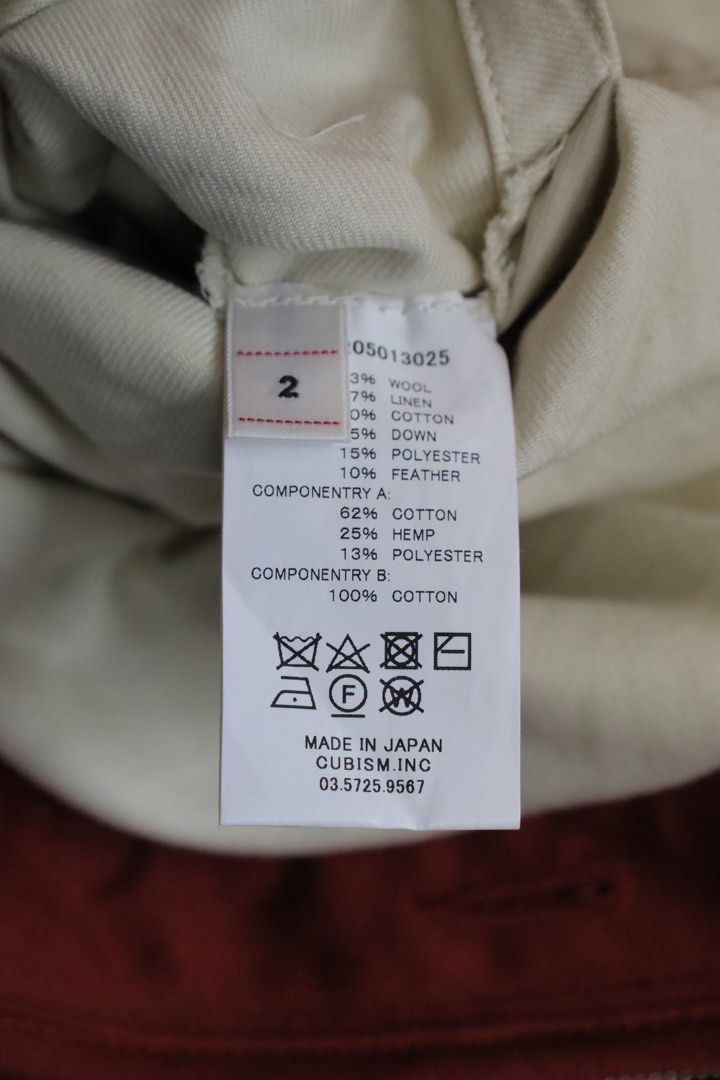 Visvim Iris Jacket （分類：外套及戶外衣服）位於 Hong Kong。 由 kram_ 提交（商品編號 1399369856，圖片 10）。簡介： 9/10 condition Size 2 Shoulder 40 Chest 54 Sleeve 60 Body 65 cm。
