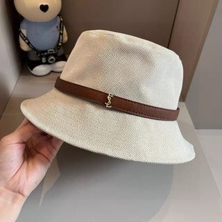 🌟Official Website Authorized Seller🌟 YSL New Style Bucket Hat with Belt, Fisherman Gift Hat, Head Circumference 56-58cm64225229903875110
