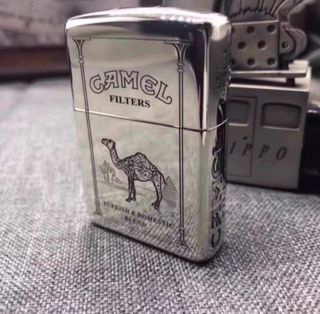 🎉全新有盒Zippo火機 駱駝 白銅盔甲機精雕64228235177473110