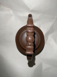 1972,China, Yixing purple clay teapot, Shuanglong beam pot, author: Yixing No. 1 Factory, please see the following information1972年,中國,宜興紫砂茶壺,雙龍三足提梁壺,作者:宜興一廠,請大家看以下資料64235363470721110